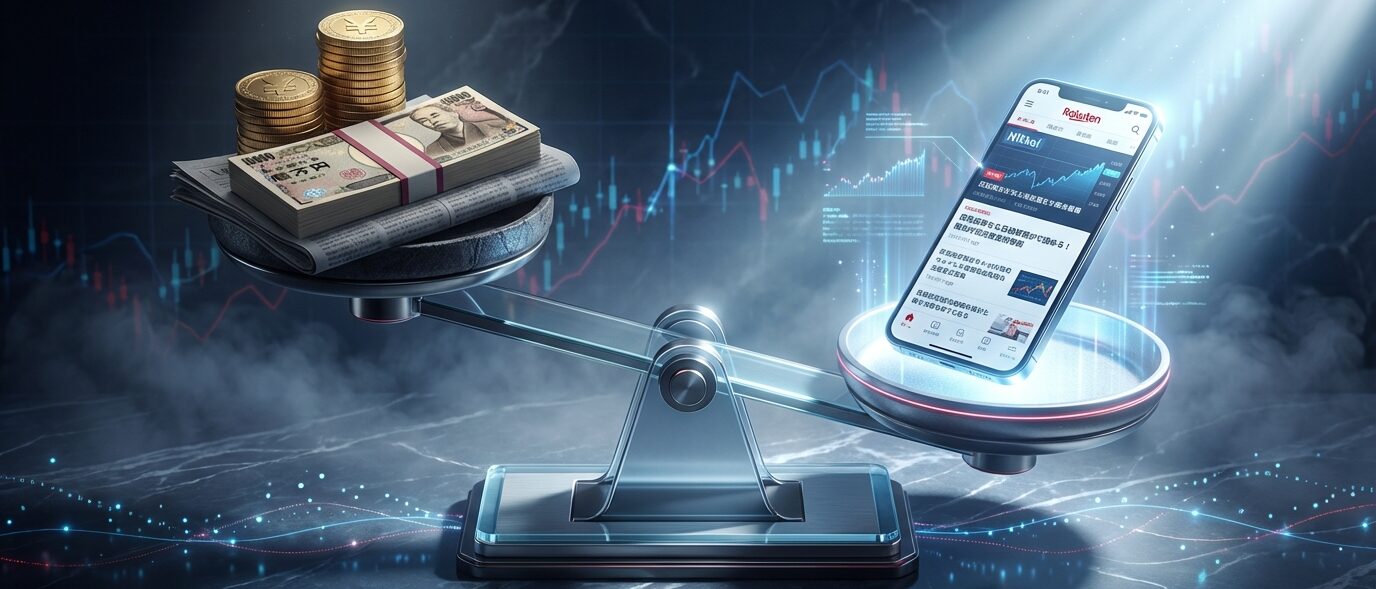 楽天証券なら日経新聞が無料で読める！活用前に理解したいデメリットとメリット