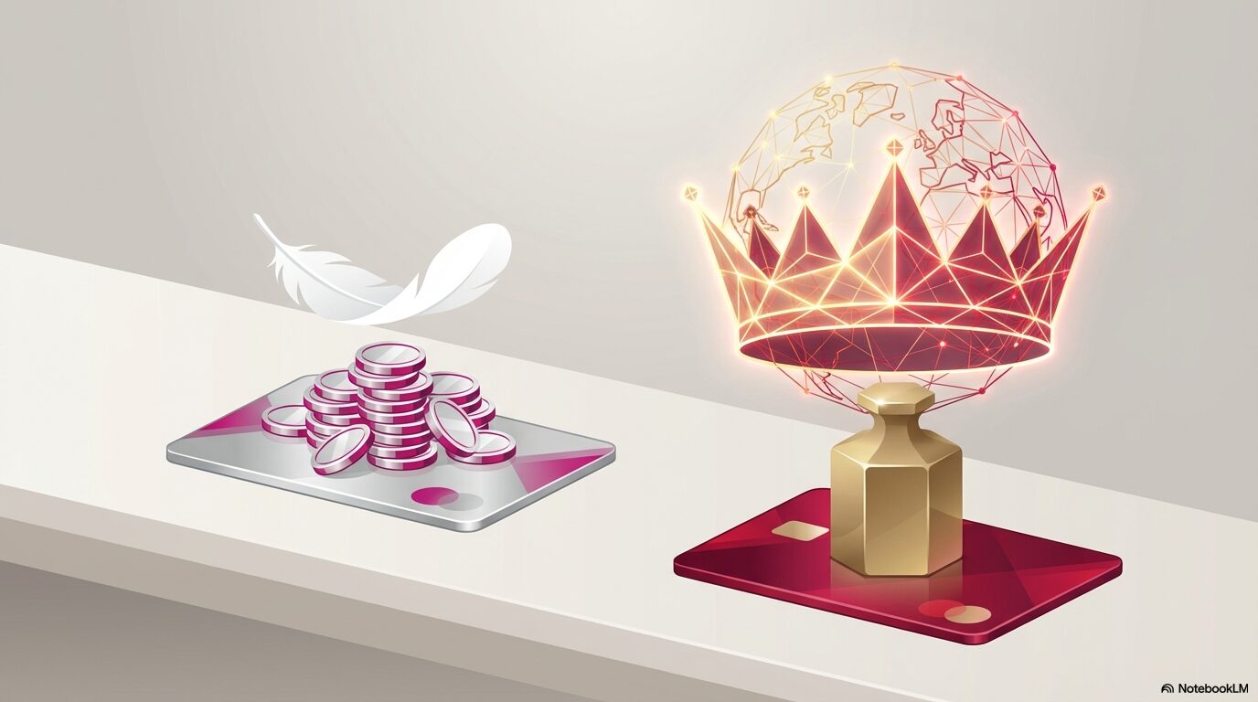 基本スペックの比較を通して、楽天カードとJALカードのどっちがメインに向いているかを判定する