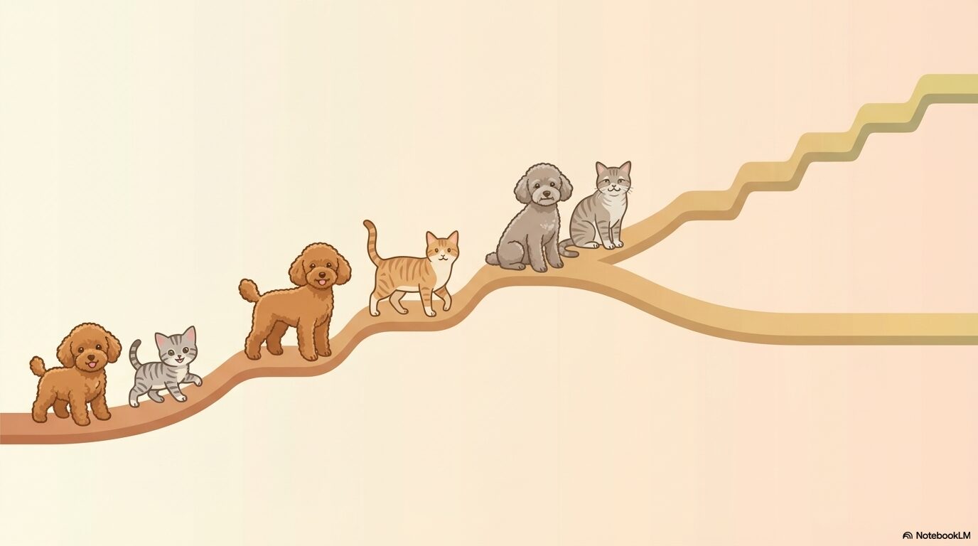 愛犬や愛猫がシニア期になっても続けやすい保険料の上昇幅を比較