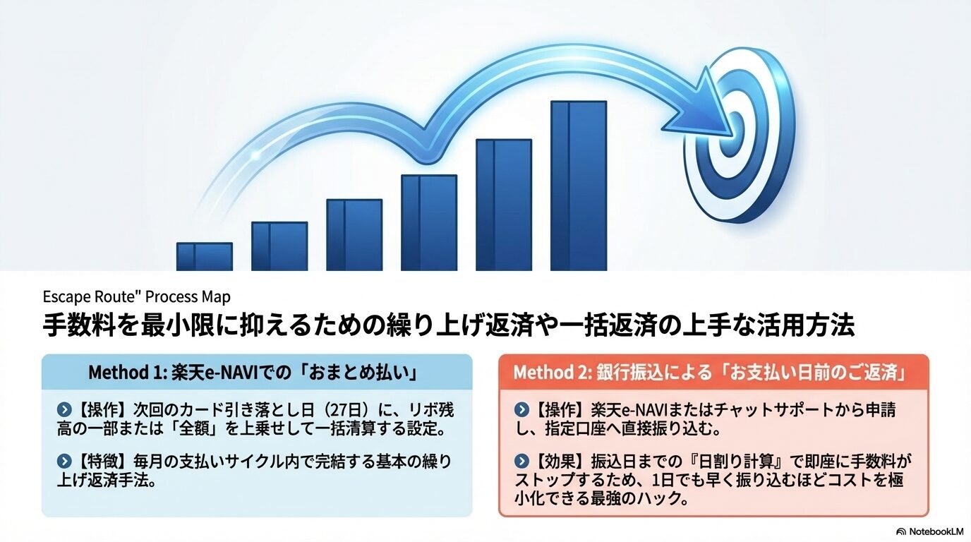 手数料を最小限に抑えるための繰り上げ返済や一括返済の上手な活用方法