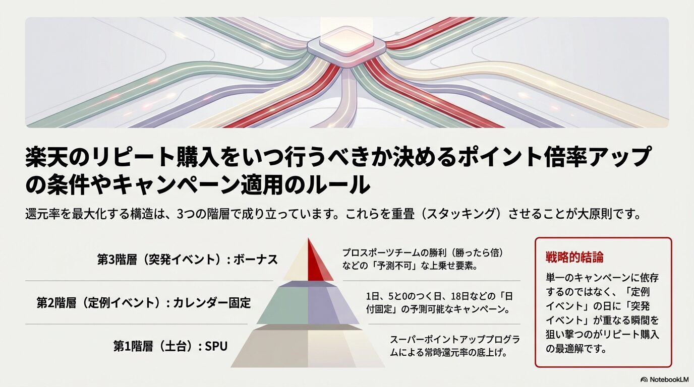 楽天のリピート購入をいつ行うべきか決めるポイント倍率アップの条件やキャンペーン適用のルール