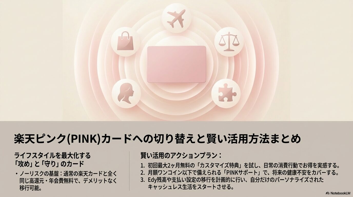 楽天ピンク(PINK)カードへの切り替えと賢い活用方法まとめ