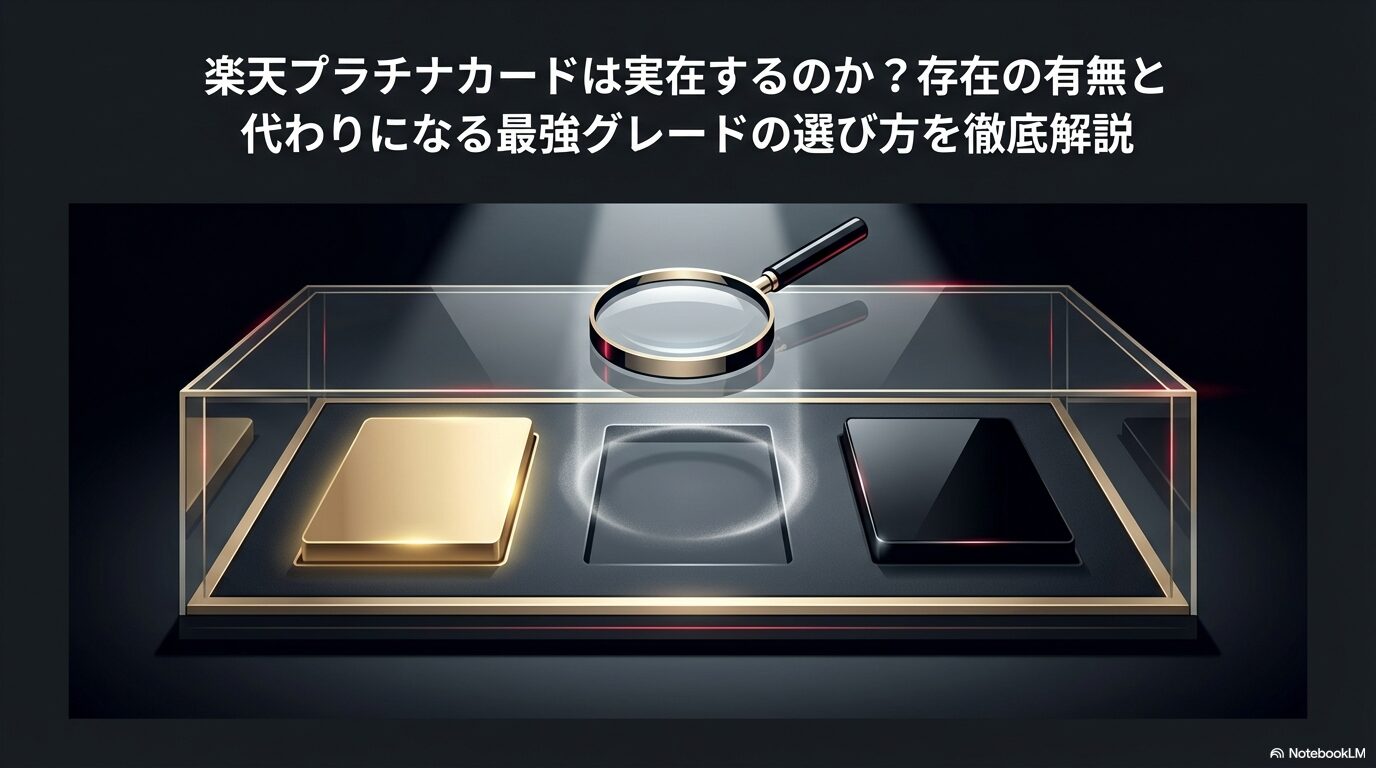 楽天プラチナカードは実在するのか?存在の有無と代わりになる最強グレードの選び方を徹底解説