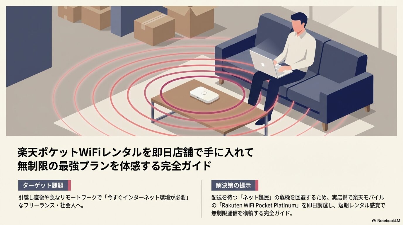 楽天ポケットWiFiレンタルを即日店舗で手に入れて無制限の最強プランを体感する完全ガイド