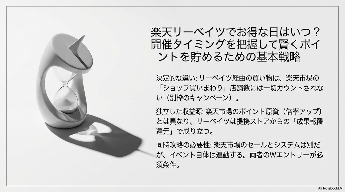 楽天リーベイツでお得な日はいつ?開催タイミングを把握して賢くポイントを貯めるための基本戦略