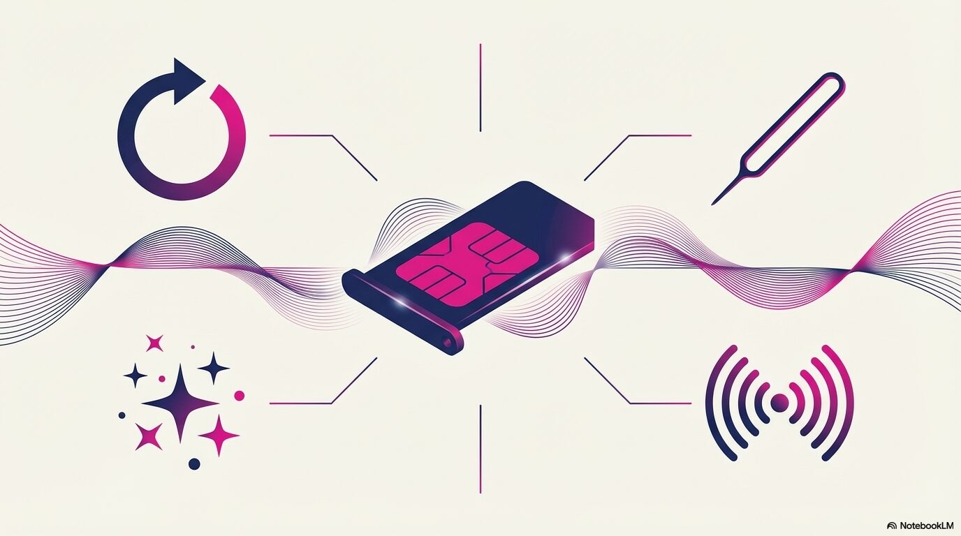 端末の不具合やSIMカードの接触不良を解消して接続を安定させる4つの基本手順