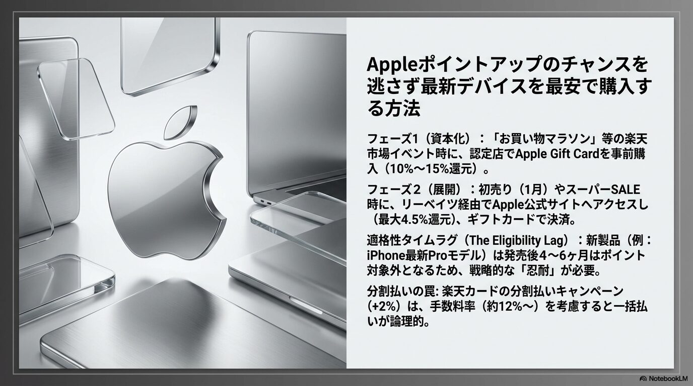 Appleポイントアップのチャンスを逃さず最新デバイスを最安で購入する方法