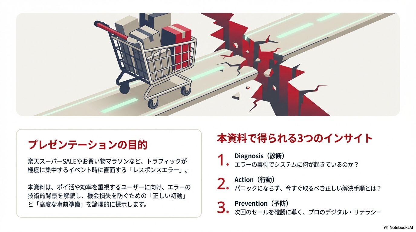 楽天市場でレスポンスエラーが発生する原因と今すぐ試したい解決策