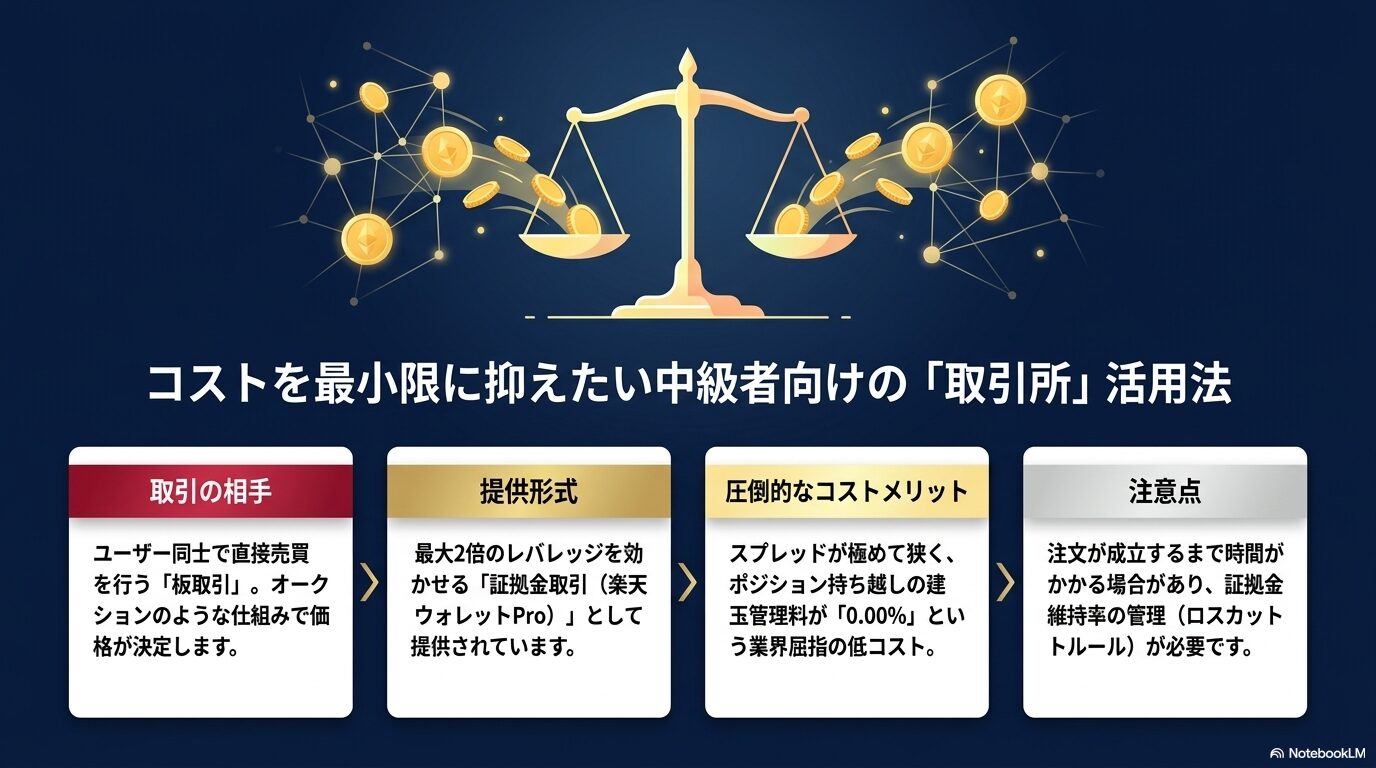 コストを最小限に抑えて売買したい中級者向けの取引所活用法