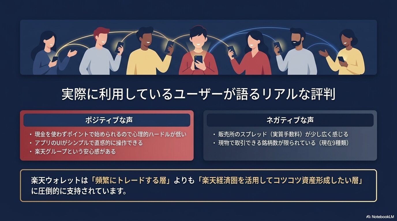 実際に利用しているユーザーが語る楽天ウォレットとは何かに関するリアルな評判