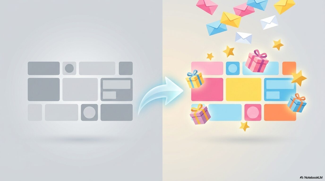 実際に登録するとマイページやメールがどうなるかという変化