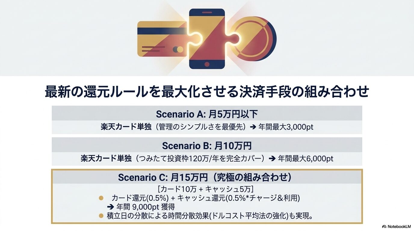 最新の還元ルールを最大化させる決済手段の組み合わせ