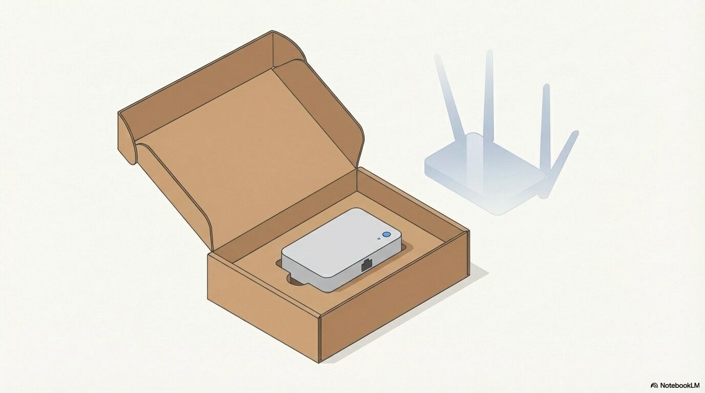 楽天ひかりの開通日に届く荷物に「モデムが入っていない」理由