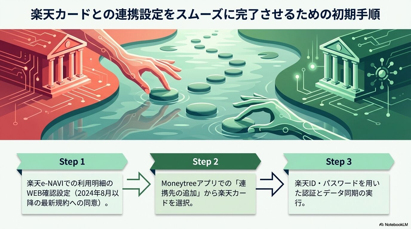 楽天カードとの連携設定をスムーズに完了させるための初期手順