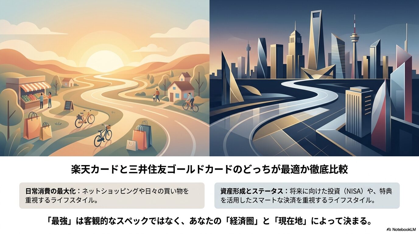 楽天カードと三井住友ゴールドカードのどっちが最適か徹底比較