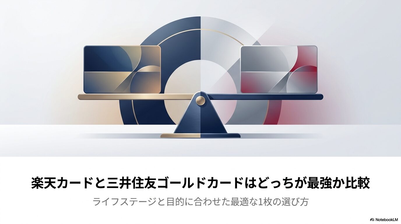 楽天カードと三井住友ゴールドカードはどっちが最強か比較
