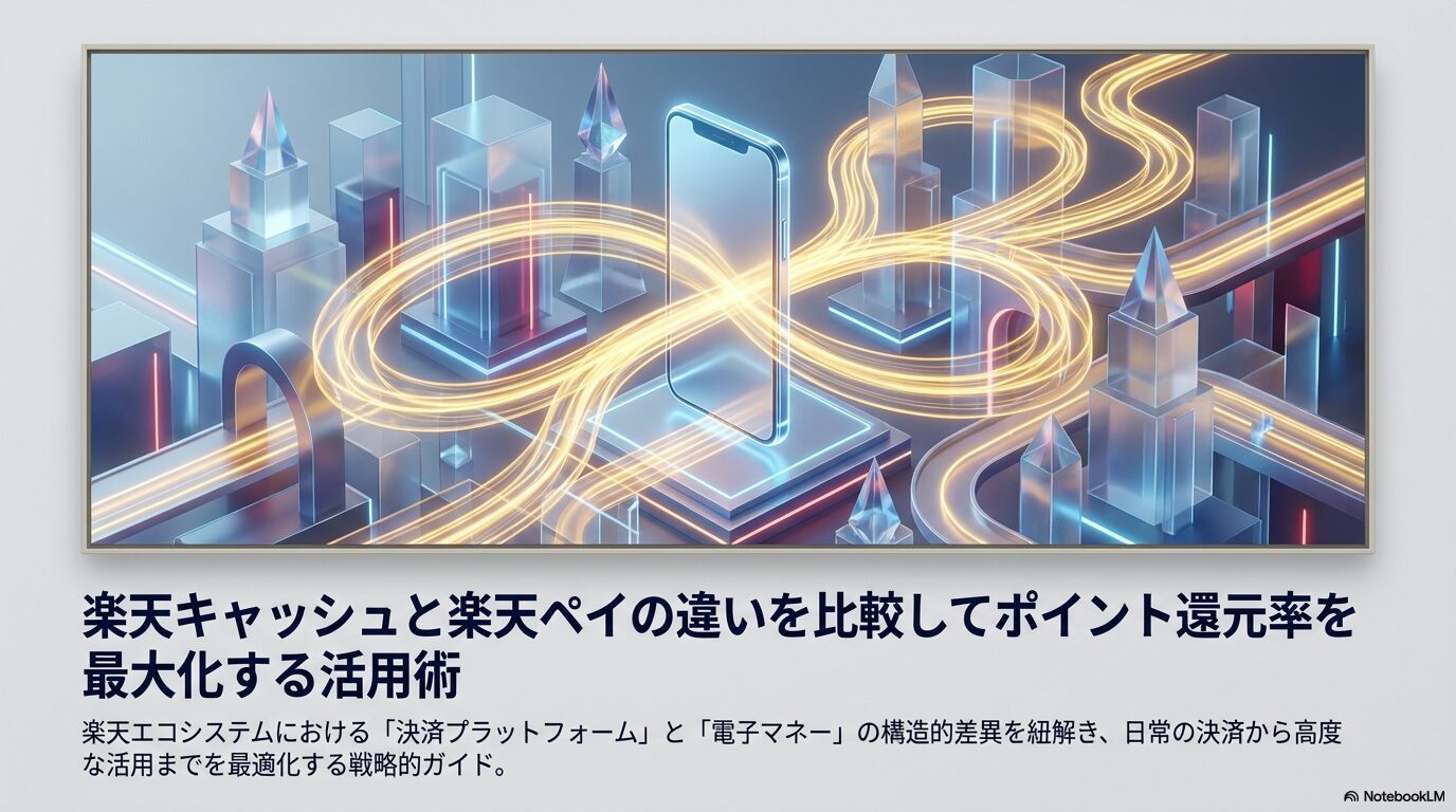 楽天キャッシュと楽天ペイの違いを比較してポイント還元率を最大化する活用術