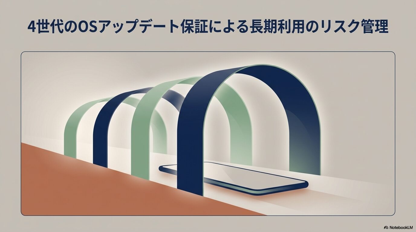 4世代のOSアップデート保証による長期利用のリスク管理