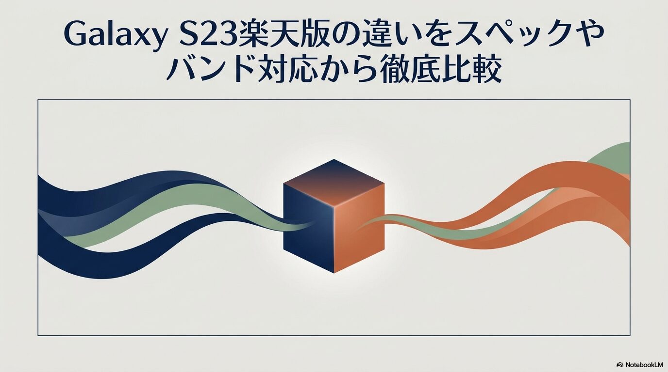 Galaxy S23楽天版の違いをスペックやバンド対応から徹底比較