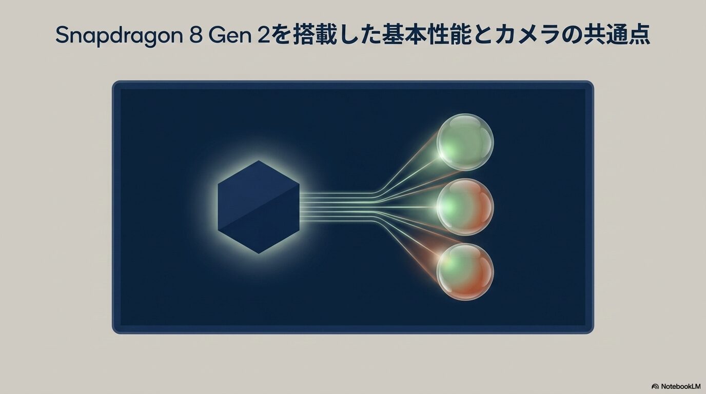Snapdragon 8 Gen 2を搭載した基本性能とカメラの共通点