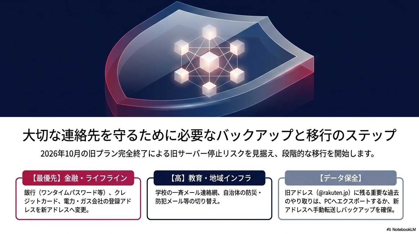 大切な連絡先を守るために必要なバックアップと移行のステップ