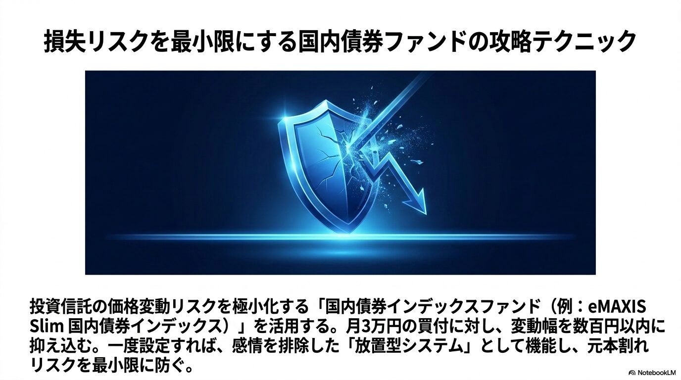 損失リスクを最小限にする国内債券ファンドの攻略テクニック