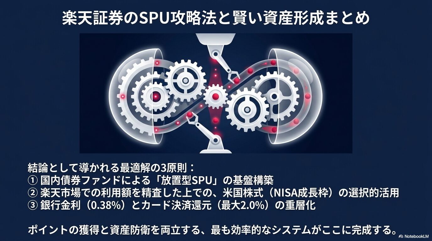 楽天証券のSPU攻略法と賢い資産形成まとめ