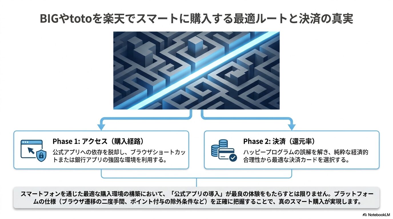 BIGやtotoを楽天でスマートに購入する最適ルートと決済の真実