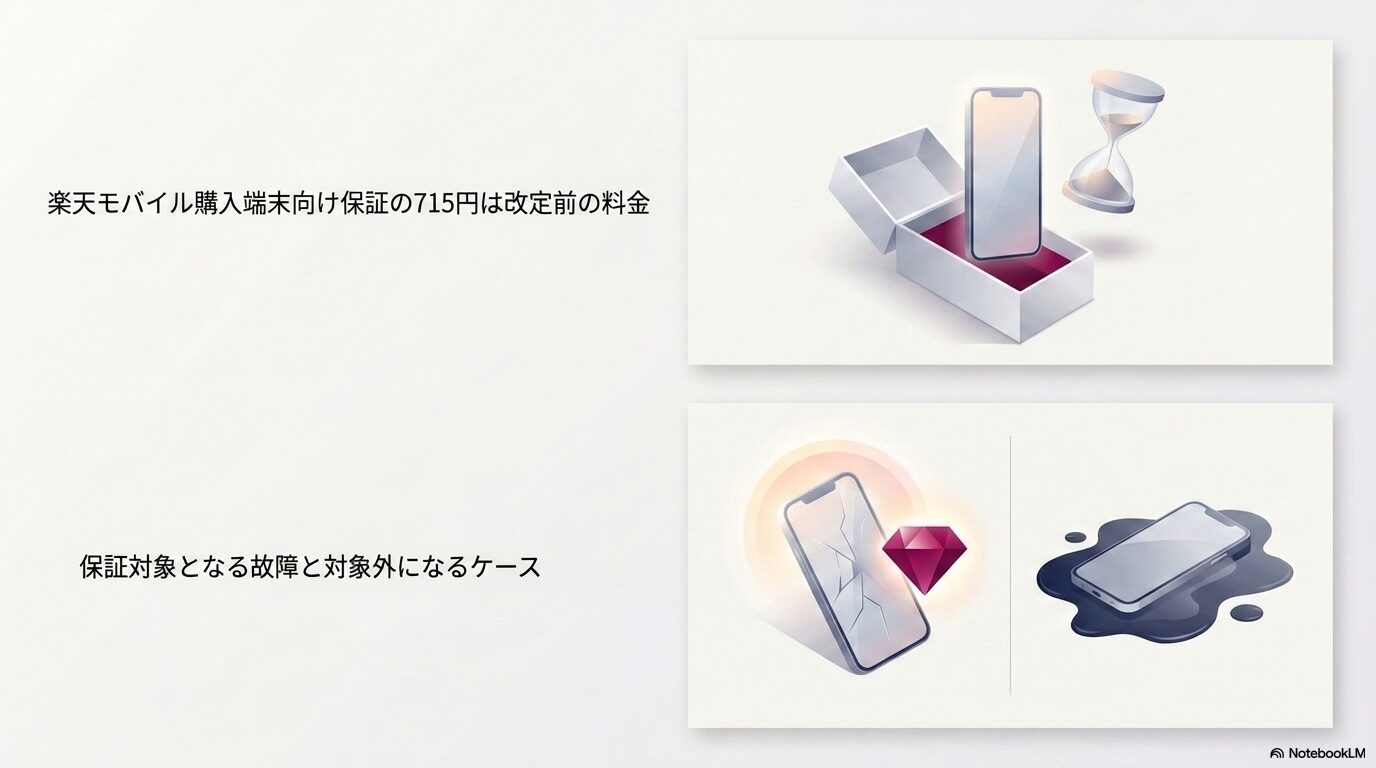 715円は持ち込みスマホあんしん保証の最低月額