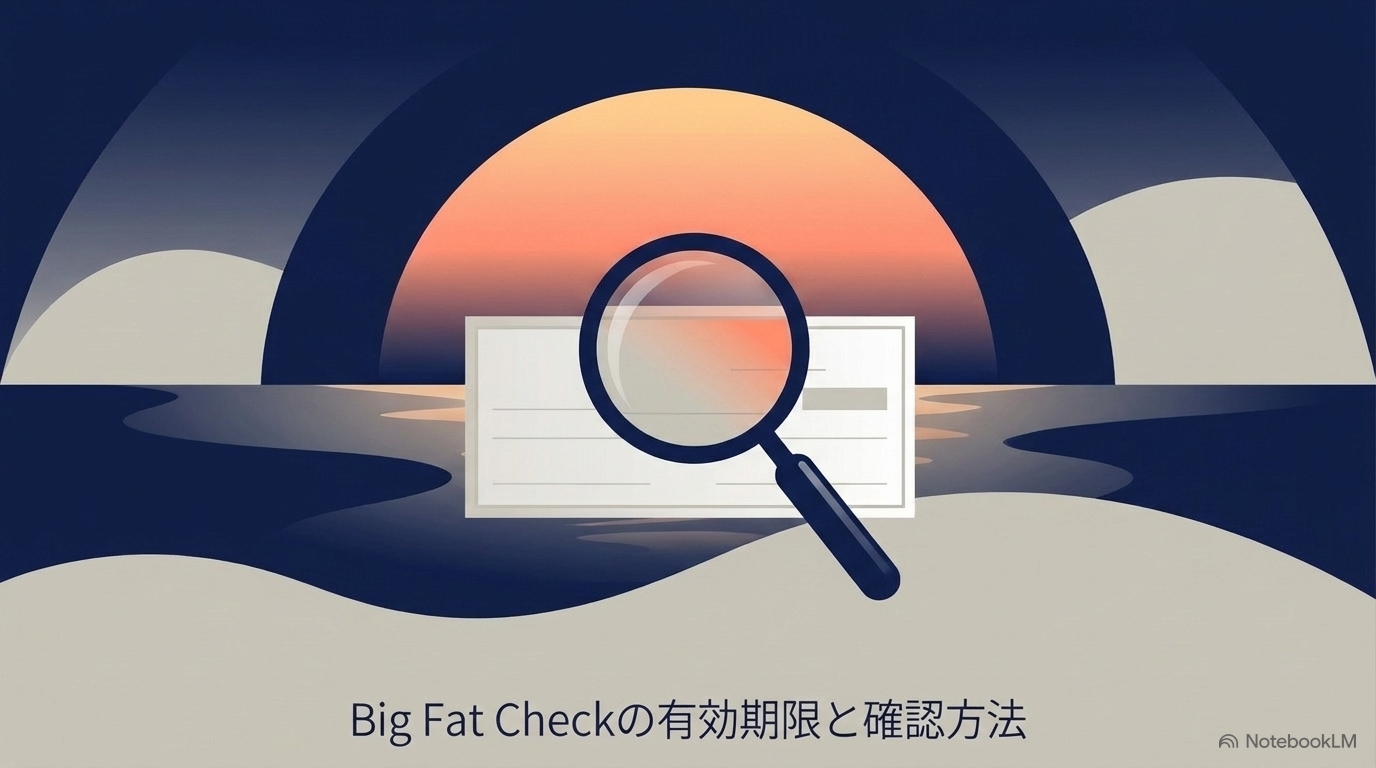 Big Fat Checkの有効期限と確認方法