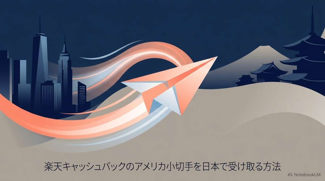 楽天キャッシュバックのアメリカ小切手を日本で受け取る方法
