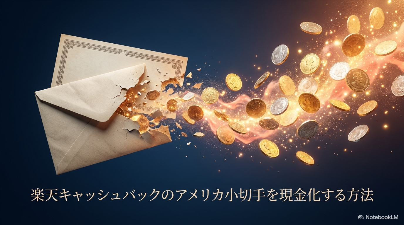 楽天キャッシュバックのアメリカ小切手を現金化する方法