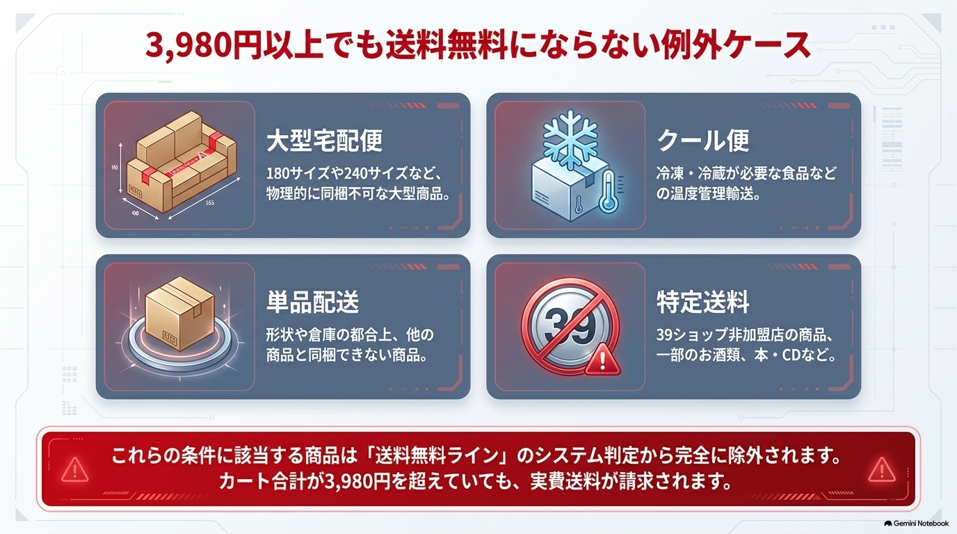楽天の送料無料ラインキャンペーンを利用するときの確認点
