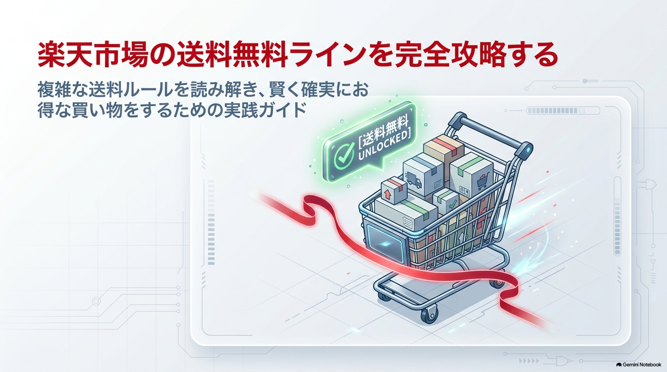 楽天市場の送料無料ラインとは?仕組みと注意点を解説