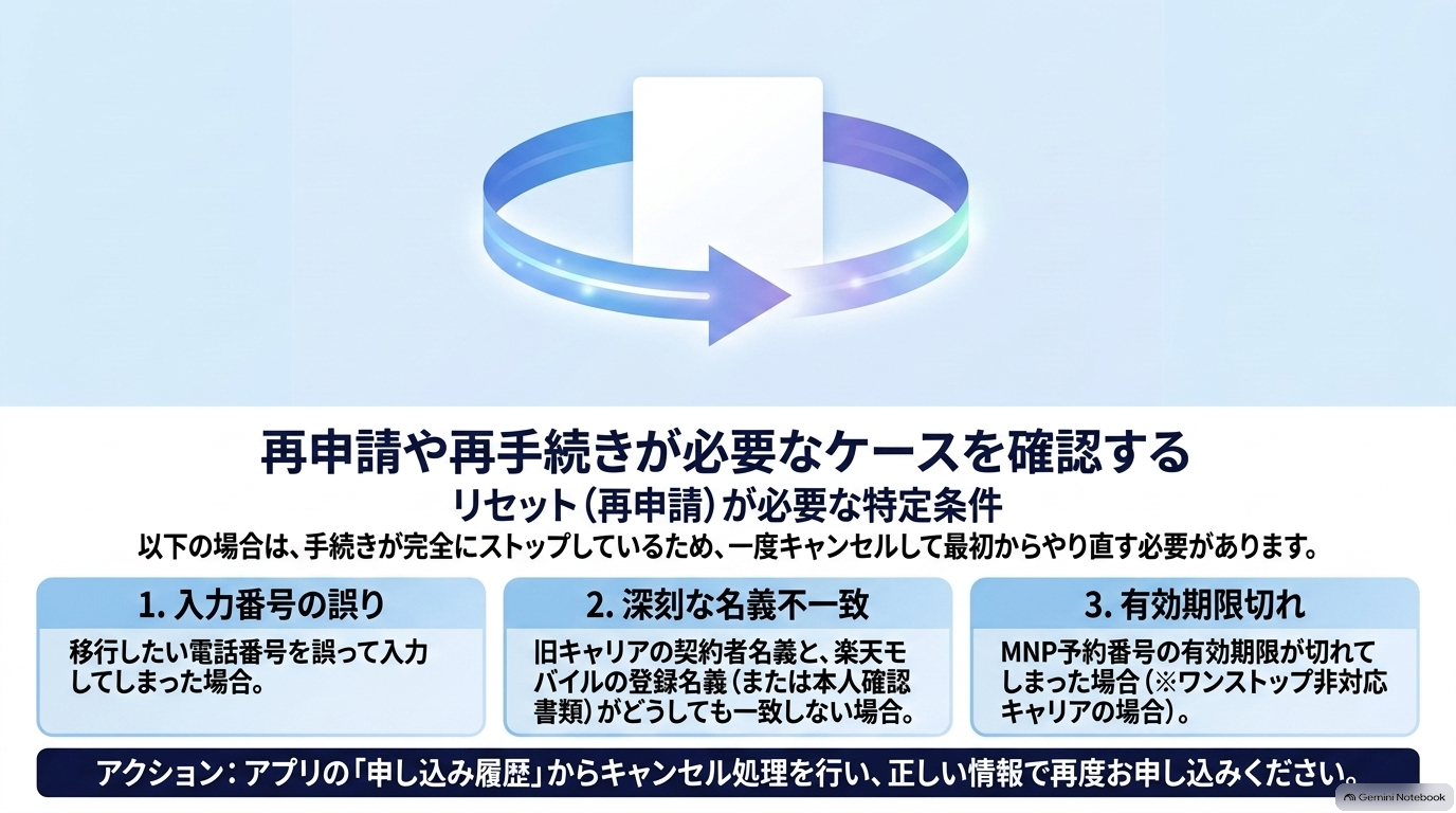 再申請や再手続きが必要なケースを確認する